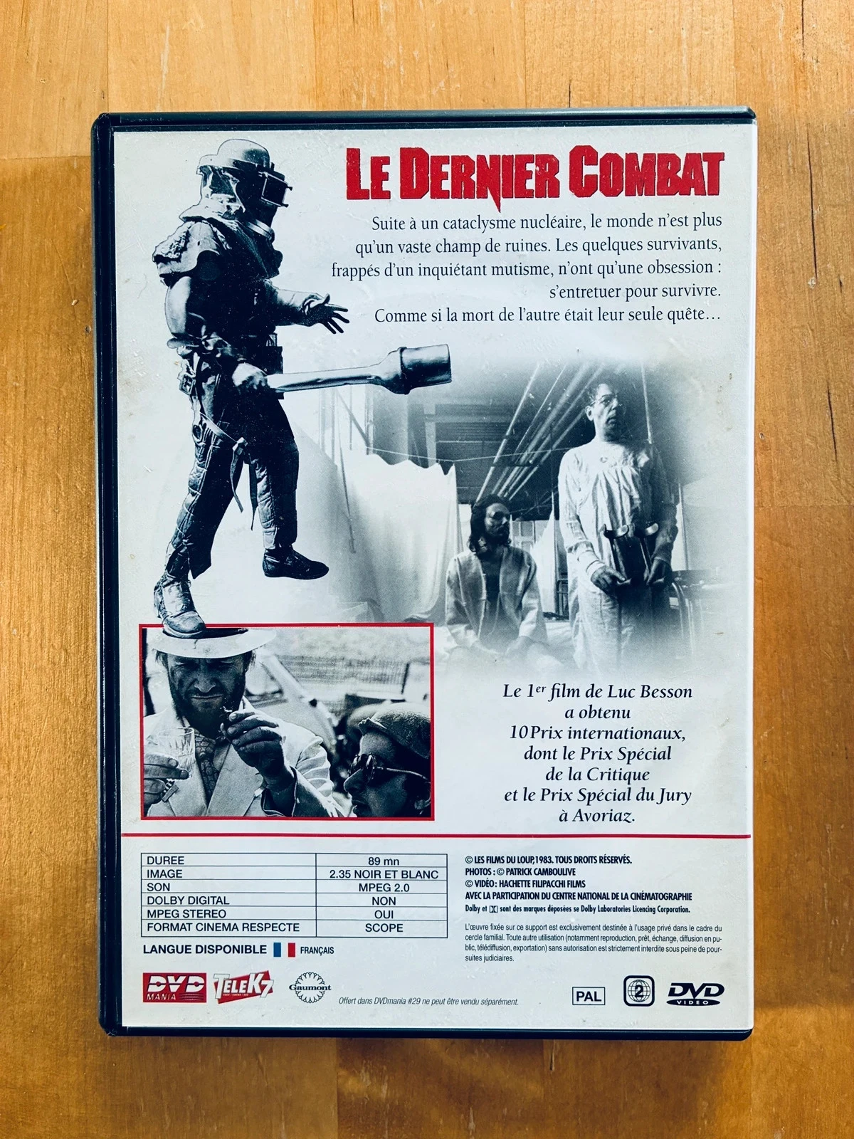 DVD Le Dernier Combat de Luc Besson. – photo 3
